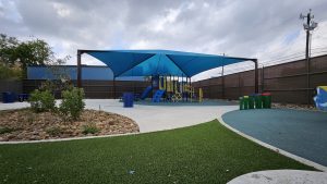 shade on a playground